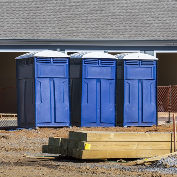 are there any restrictions on what items can be disposed of in the porta potties in Ocotillo California